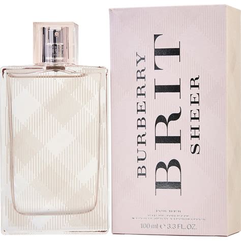 how does burberry brit sheer smell|burberry brit edt 100ml women.